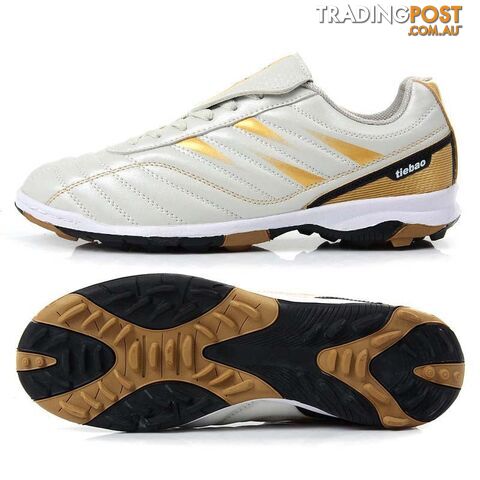 White / 4.5Zippay Professional Outdoor Football Boots Athletic Training Soccer Shoes Men Women TF Turf Rubber Sole Shoes zapatos de futbol