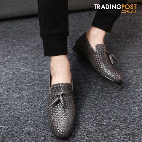 Gray / 8.5Zippay Men oxford shoes Breathable Action Leather Men's Flats men Shoes Summer Spring Casual Shoes For Man Sapatos Masculinos