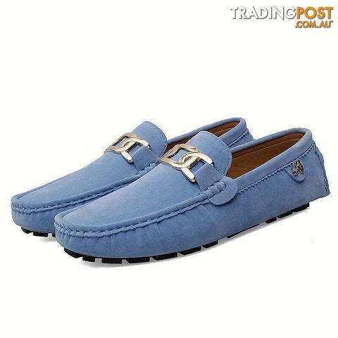 Moonlight / 47Zippay Split Leather Men Loafers Slip on Flats Casual Shoes for Women Moccasins Super Soft Female Footwear