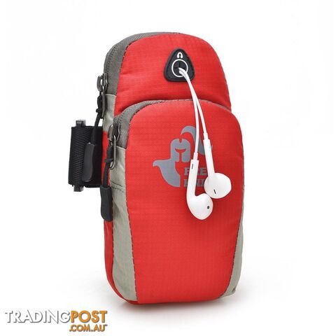 RedZippay 5.5inch Running Jogging GYM Protective Phone Bag Sports Wrist Bag Arm Bag , Outdoor Waterproof Nylon Hand Bag For Camping Hiking