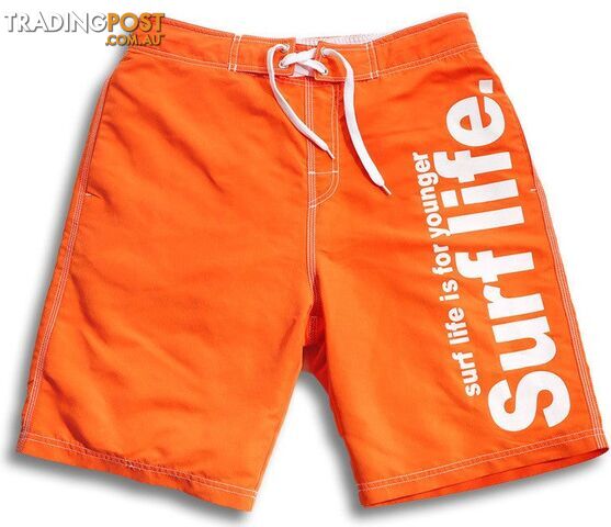 Orange / XXXLZippay Brand Male Beach Shorts Active Bermuda Quick-drying Man Swimwear Swimsuit XXXL Size Boxer Trunks Men Bottoms Boardshorts