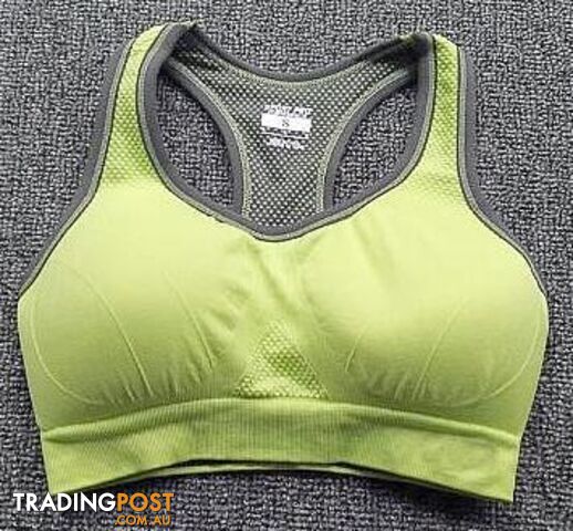 light yellow / LZippay HOT Professional women sports bras GYM lady running fitness exercise quick-drying underwear training dancing Shockproof vest