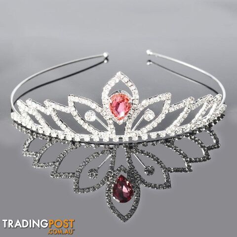 20 redZippay Princess Wedding Bridal Bridesmaid Tiara Crown Headband Girls Crystal Rhinestone Jewelry hair Accessories Bride Head Ornament