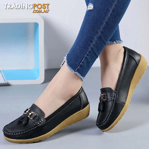 Black / 41Zippay Women Shoes Women Sports Shoes With Low Heels Loafers Slip On Casual Sneaker Zapatos Mujer White Shoes Female Sneakers Tennis