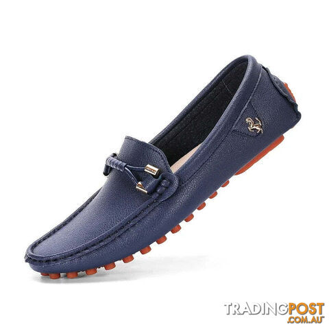 navy / 38Zippay Mens Dress Shoes Men's Formal Leather Shoes for Men Elegant Casual Business Social Male Shoe Wedding Party Shoes Driving Shoe