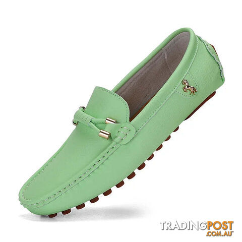 green / 39Zippay Mens Dress Shoes Men's Formal Leather Shoes for Men Elegant Casual Business Social Male Shoe Wedding Party Shoes Driving Shoe