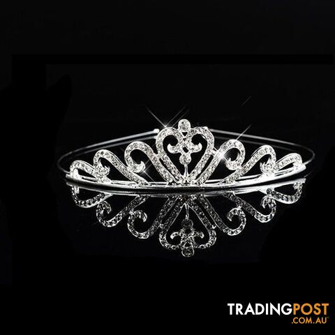 23Zippay Children Tiaras and Crowns Headband Kids Girls Bridal Crystal Crown Wedding Party Accessiories Hair Jewelry Ornaments Headpiece