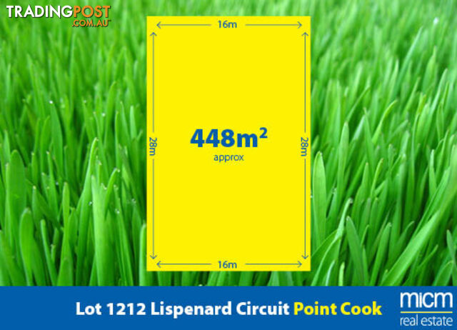 Lot 1212 Lispenard Circuit POINT COOK VIC 3030