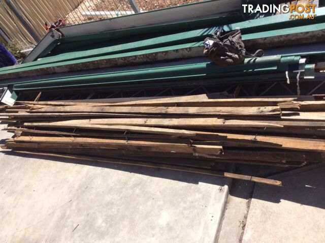 Stringy bark hard wood timber purlins 50 years old - photo 2 of 2