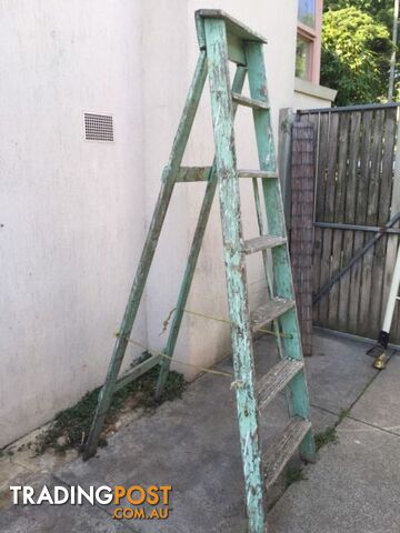 Vintage decorative ladder
