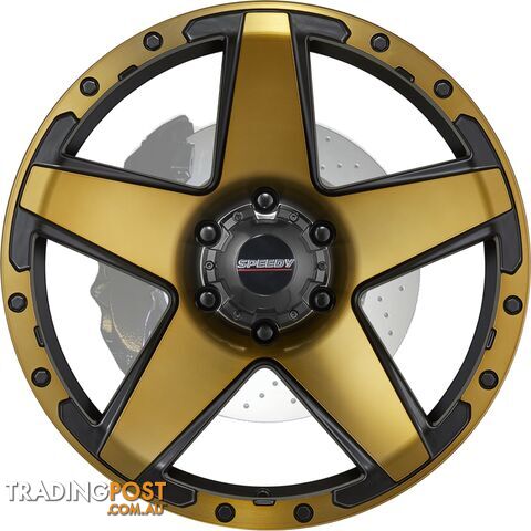 SPEEDY WHEELS SANDSTORM SATIN BLACKGOLD - photo 2 of 2