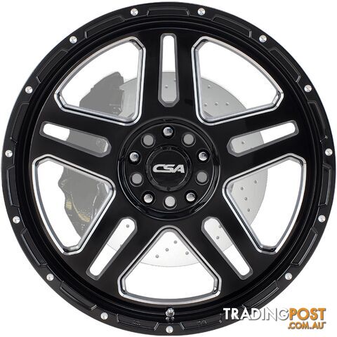 CSA BRONX SMALL CAP GLOSS BLACK MILLED - photo 2 of 2