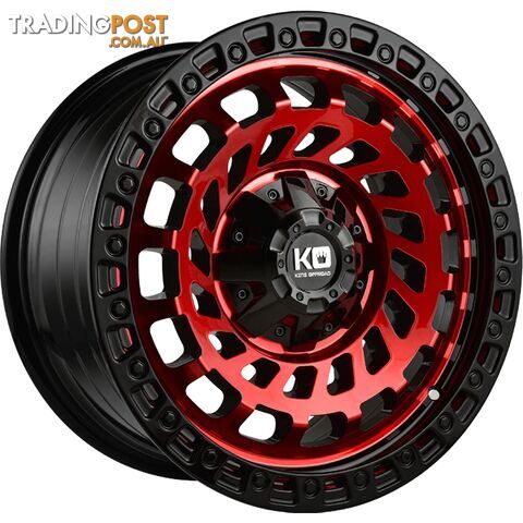 KING OFFROAD ZOMBIE GLOSS BLACK RED TINT