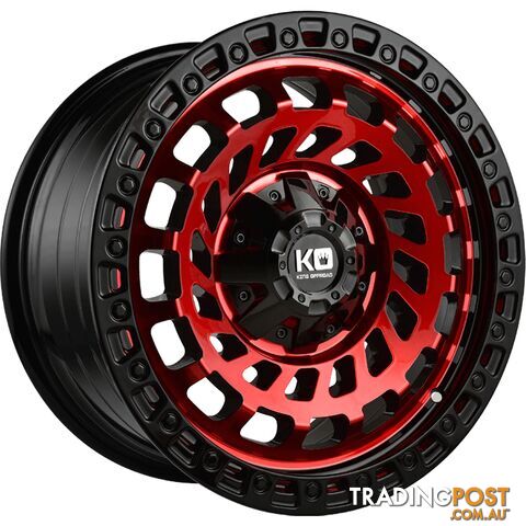 KING OFFROAD ZOMBIE GLOSS BLACK RED TINT