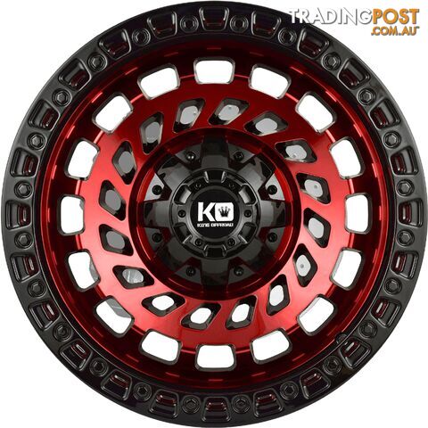 KING OFFROAD ZOMBIE GLOSS BLACK RED TINT - photo 2 of 2