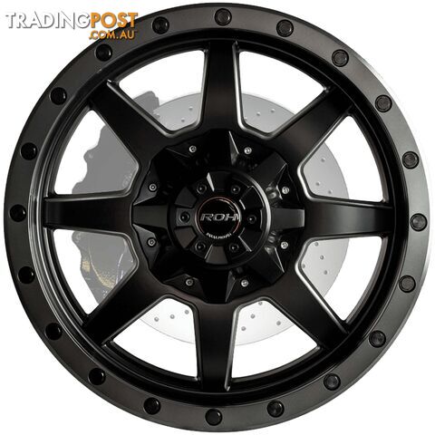 ROH BEADLOCK MATT BLACK MILLED GRAPHITE LIP - photo 2 of 2
