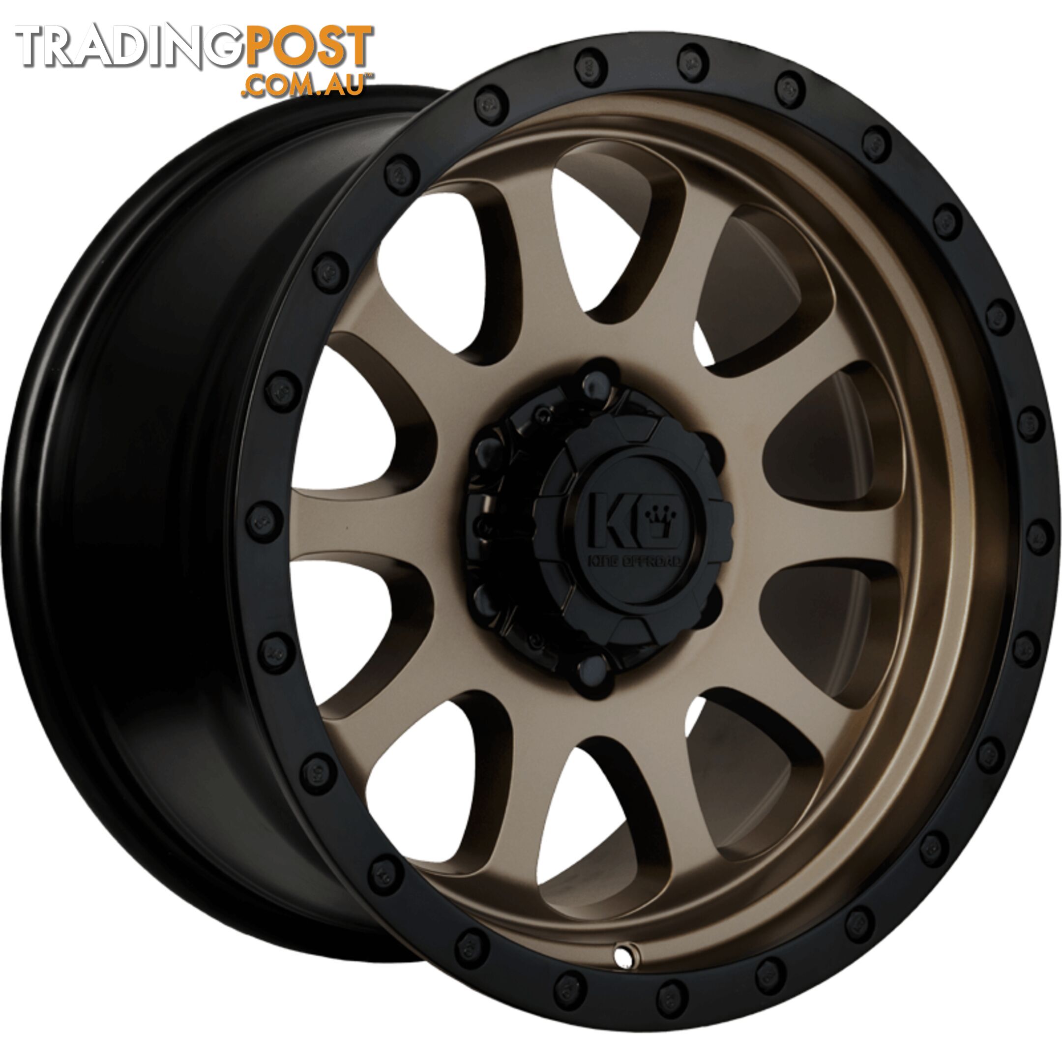 KING OFFROAD HURRICANE SATIN BRONZE BLACK LIP