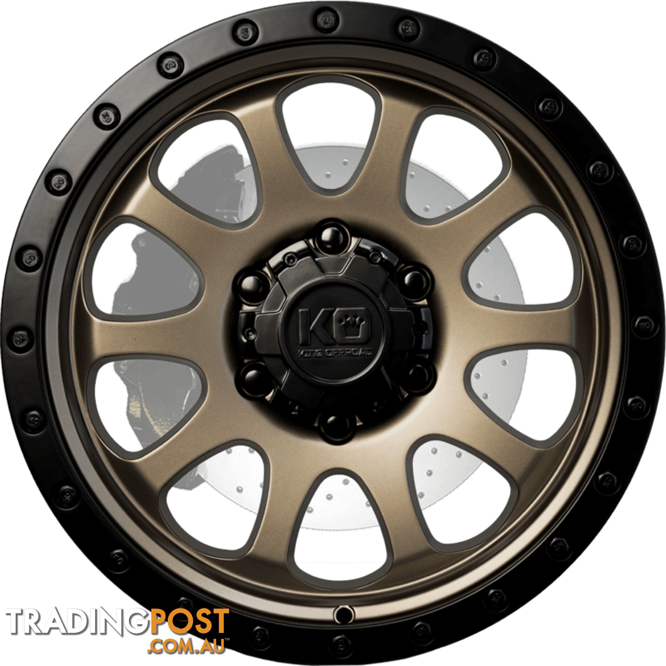 KING OFFROAD HURRICANE SATIN BRONZE BLACK LIP