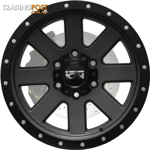 ION WHEELS 134 MATTE GUNMETAL BEADLOCK - photo 2 of 2