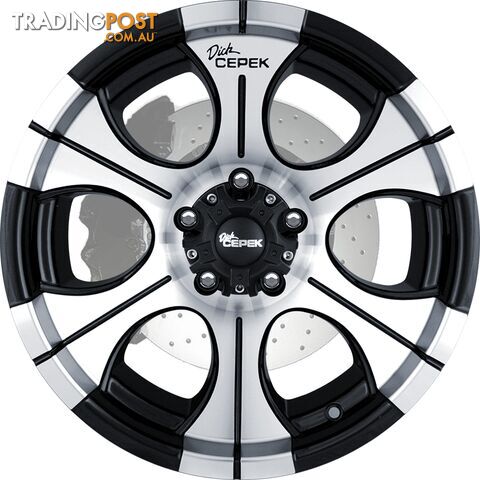 DC WHEELS DC II HIGH GLOSS BLACK MACHINED - photo 2 of 2