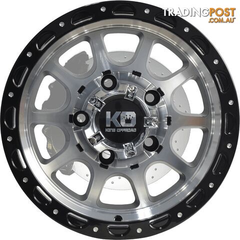 KING OFFROAD RAZOR GLOSS BLACK MACHINED FACE - photo 2 of 2
