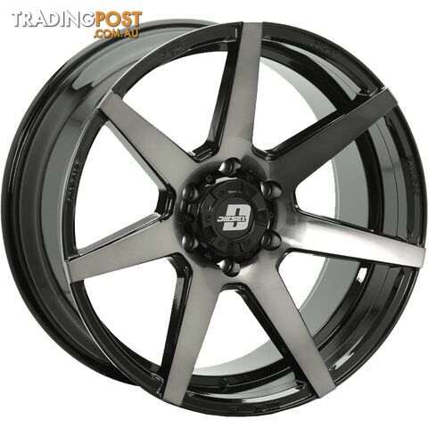 DIESEL AVALANCHE MACHINED FACE BLACK GREY TINT