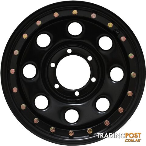 DYNAMIC STEEL IMITATION BEADLOCK SOFT 8 SATIN BLACK POWDER COATED - photo 2 of 2
