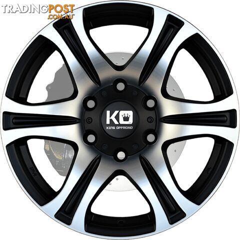 KING OFFROAD REBEL SATIN BLACK MACHINED - photo 2 of 2