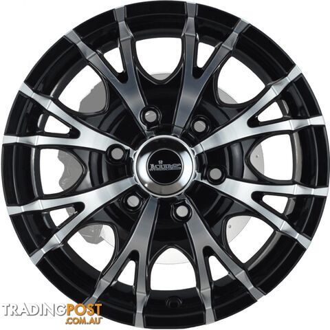 KING WHEELS KT 8 GLOSS BLACK MACHINED - photo 2 of 2