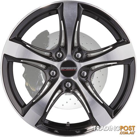 SPEEDY WHEELS BADGER PIANO BLACKMACHINED - photo 2 of 2