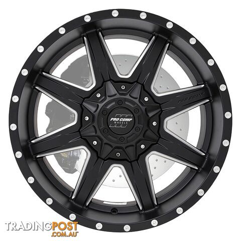 PRO COMP SERIES 48 SATIN BLACK MILLED - photo 2 of 2