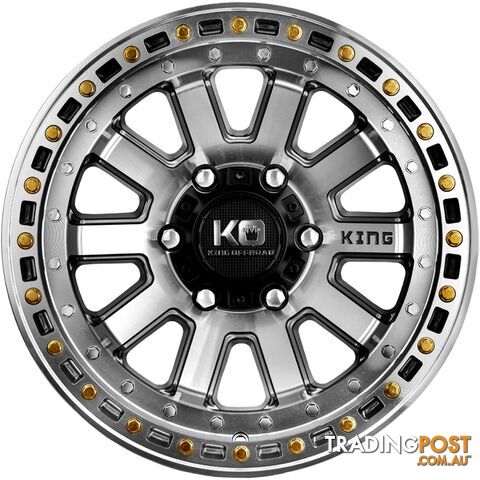 KING OFFROAD SNATCH MACHINED FACE LIGHT GUNMETAL - photo 2 of 2