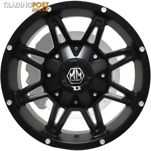 MAYHEM WHEELS RAMPAGE MATTE BLACK - photo 2 of 2