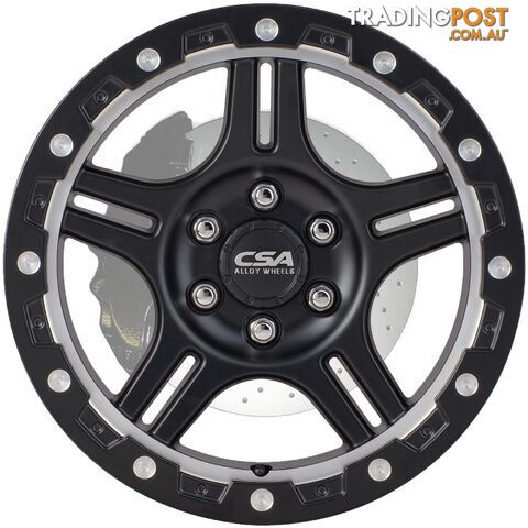 CSA KRAWLA SMALL CAP SATIN BLACK MACHINED RECESS - photo 2 of 2