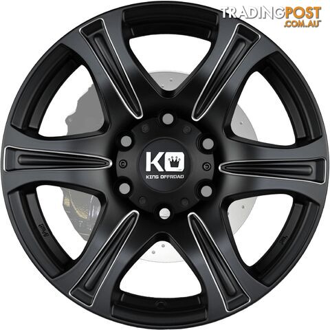 KING OFFROAD REBEL SATIN BLACK MILLED - photo 2 of 2