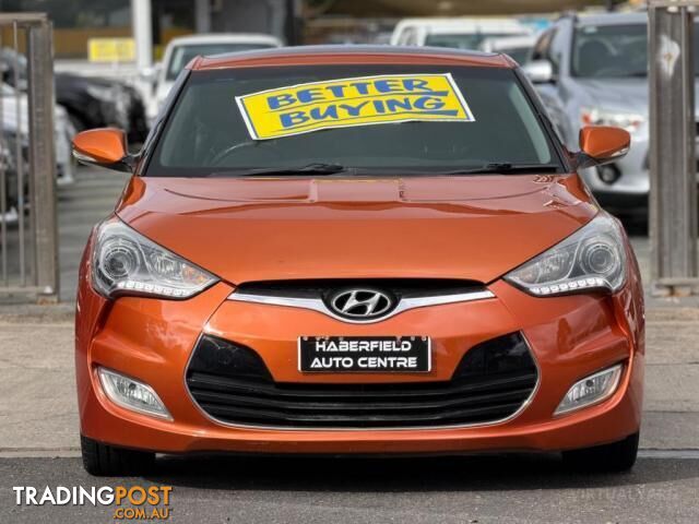 2012 HYUNDAI VELOSTER FS  COUPE 4DR D-CT 6SP 1.6I [FEB]  HATCH - photo 2 of 28