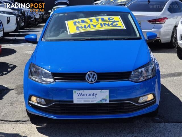 2015 VOLKSWAGEN POLO 81 TSI COMFORTLINE 6R MY15 6R HATCH