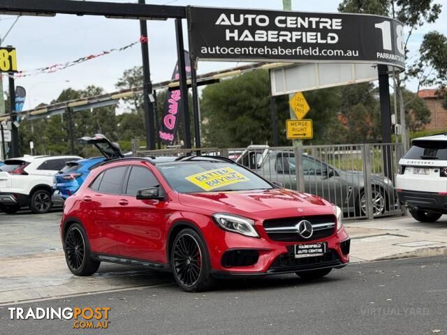 2018 MERCEDES-BENZ GLA-CLASS X156 GLA45 AMG WAGON 5DR SPEEDSHIFT DCT 7SP 4MATIC...