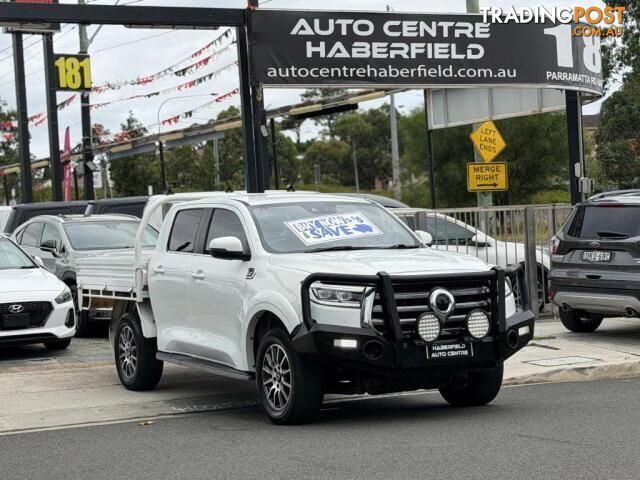 2022 GWM UTE NPW CANNON-L CC CAB CHASSIS DUAL CAB 4DR SPTS AUTO 8SP 4X4 1050KG...
