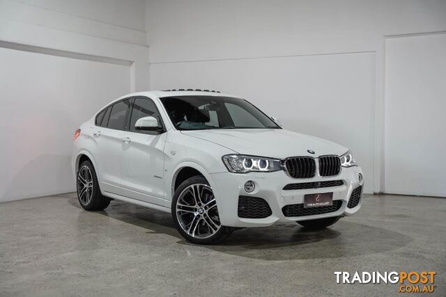 2018 BMW X4 XDRIVE20D F26MY16 5D COUPE