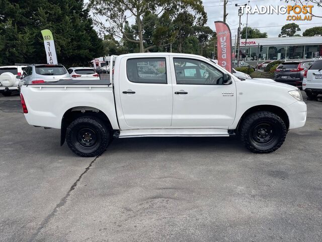 2011 TOYOTA HILUX WORKMATE KUN26R MY12 4X4 DUAL CAB UTILITY