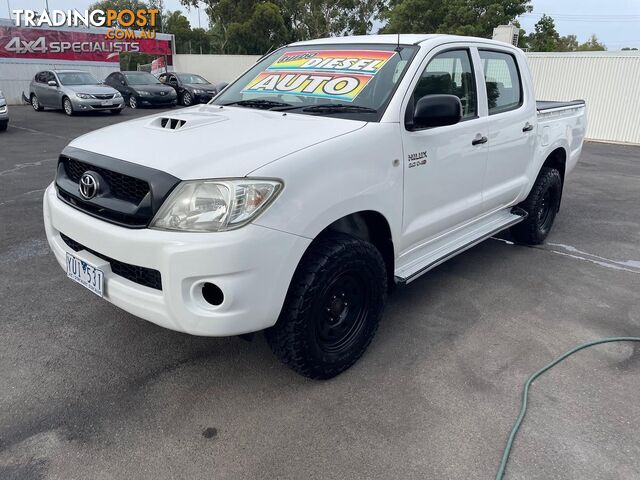 2011 TOYOTA HILUX WORKMATE KUN26R MY12 4X4 DUAL CAB UTILITY