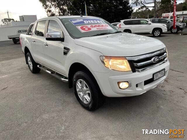 2013 FORD RANGER XLT PX 4X4 DUAL RANGE DUAL CAB UTILITY