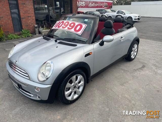 2005 MINI CABRIO COOPER S R52 MY05 CONVERTIBLE