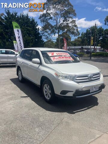 2012 TOYOTA KLUGER KX-R GSU40R MY12 SUV