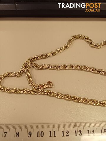 1 x Gold necklace  22ct