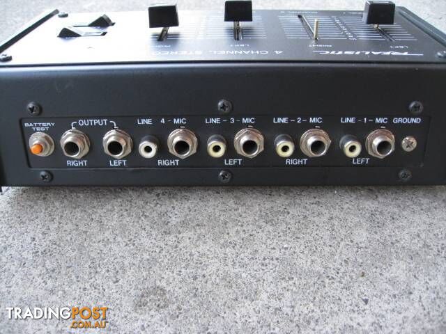 REALISTIC 4 CHANNEL STEREO MICROPHONE MIXER pickup 3168 or post