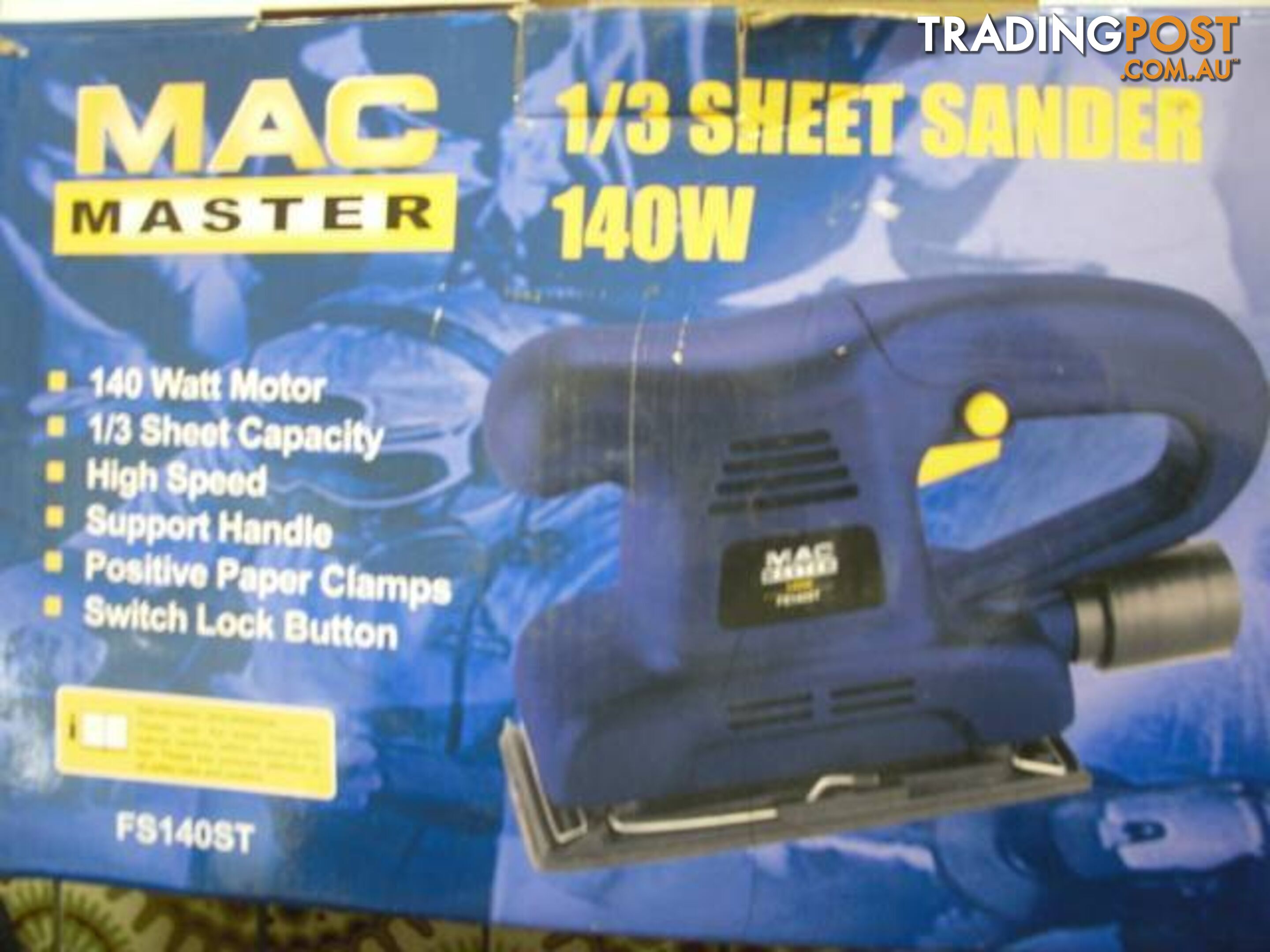 NEW MAC MASTER 1/3 SHEET SANDER