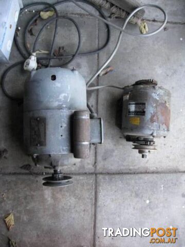 2HP 1420 RPM ELECTRIC MOTOR MADE IN ENGLAND APPROX 50KG WEIGHT