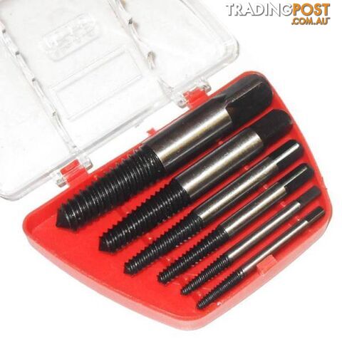 6 PC Screw Extractor Bolt Stud Remover Tool Set 3-25mm Kit. - photo 2 of 4